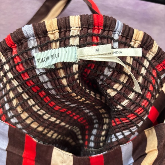 Kimchi Blue Striped Red Blue White Pink Dress from UO Urban Outfitters Medium - Picture 4 of 5